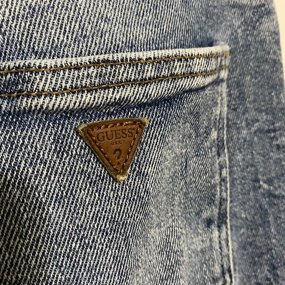 Like-New Button Up High Rise Guess Jeans - Picture 6 of 7